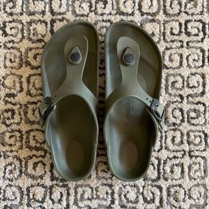 Birkenstock Gizeh EVA Girls sz. 33, Khaki Green